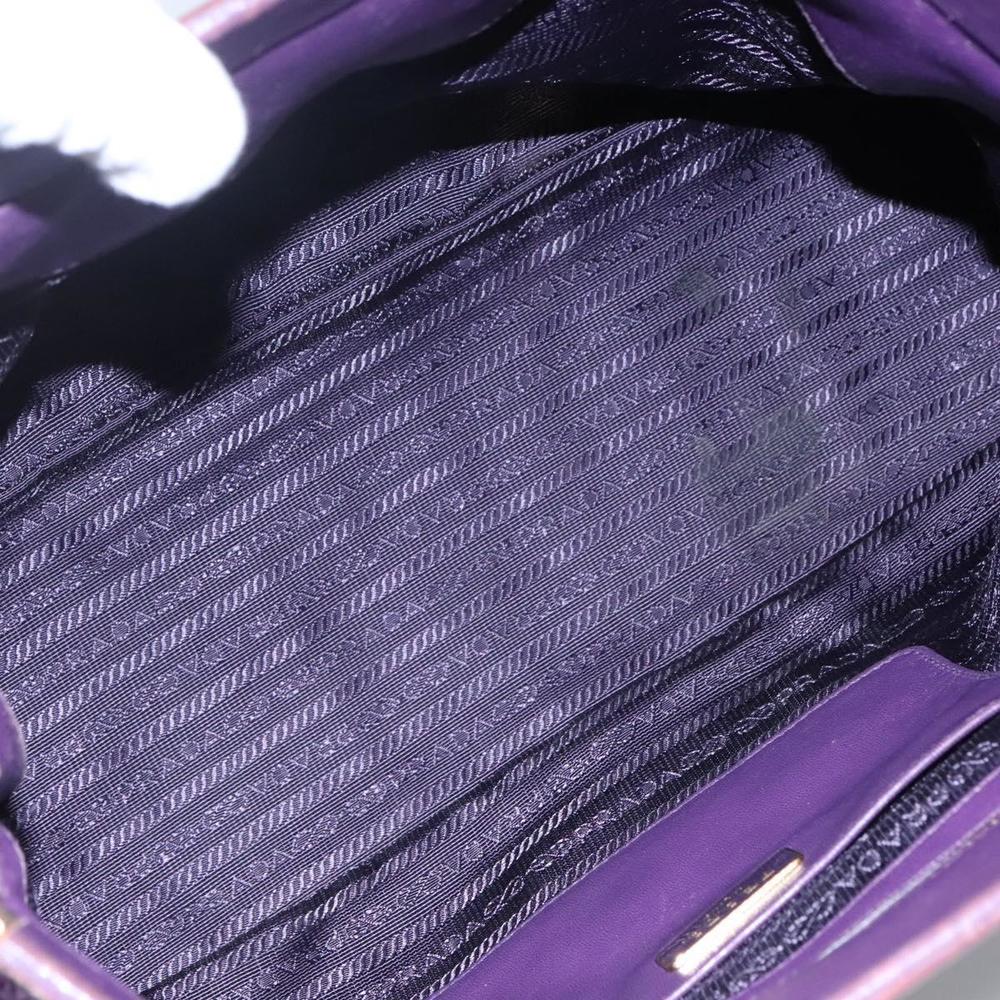 PRADA Hand Bag Nylon 2way Purple Auth 112537 - Picture 16 of 16